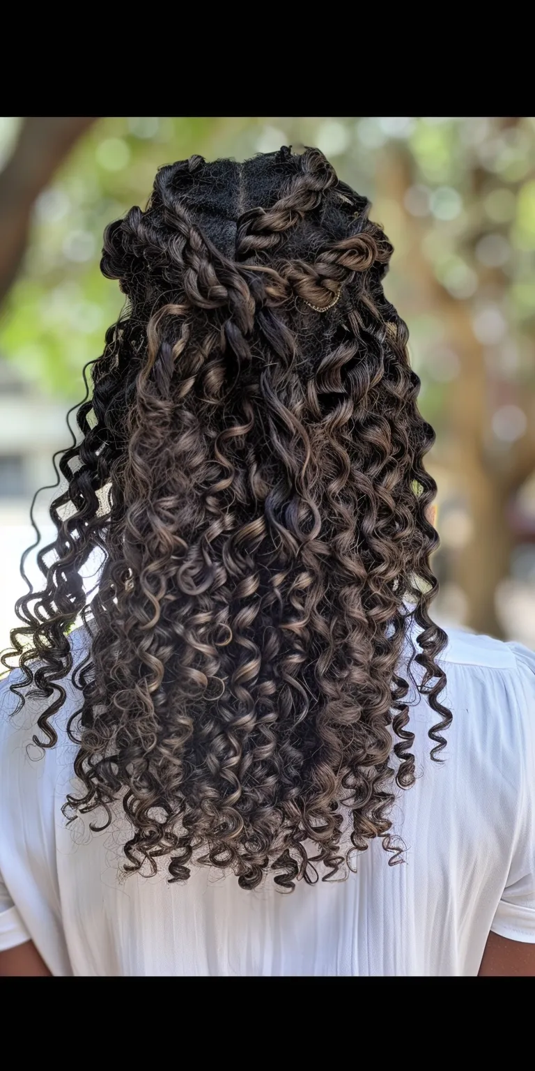 curly weave hairstyles Ringlets, Digital perm, Crochet braids, Hair twists, Kinky hair