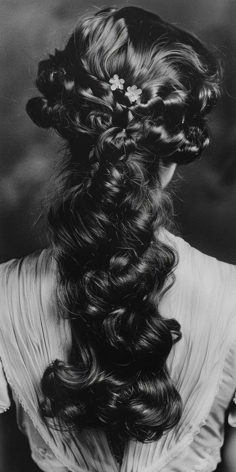 1920s hairstyles for long hair Milkmaid braid, French Updo, Finger wave, Braid