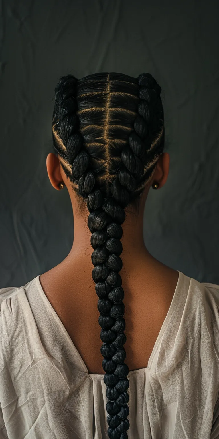 black braided hairstyles Waterfall braids, French braid, Hair twists, Braid, twist