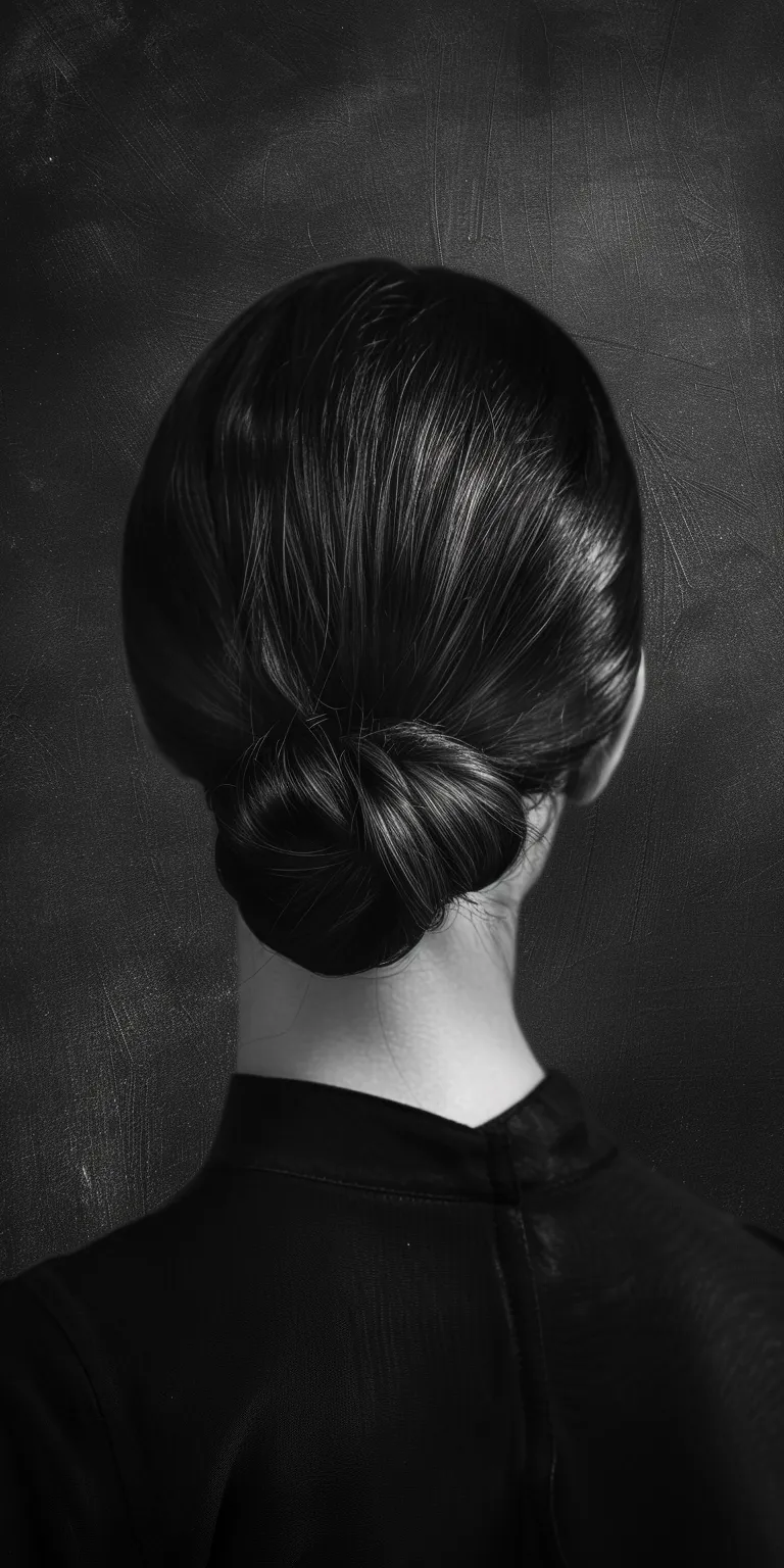 slick back Chignon, Updo, French twist, Milkmaid braid, braid