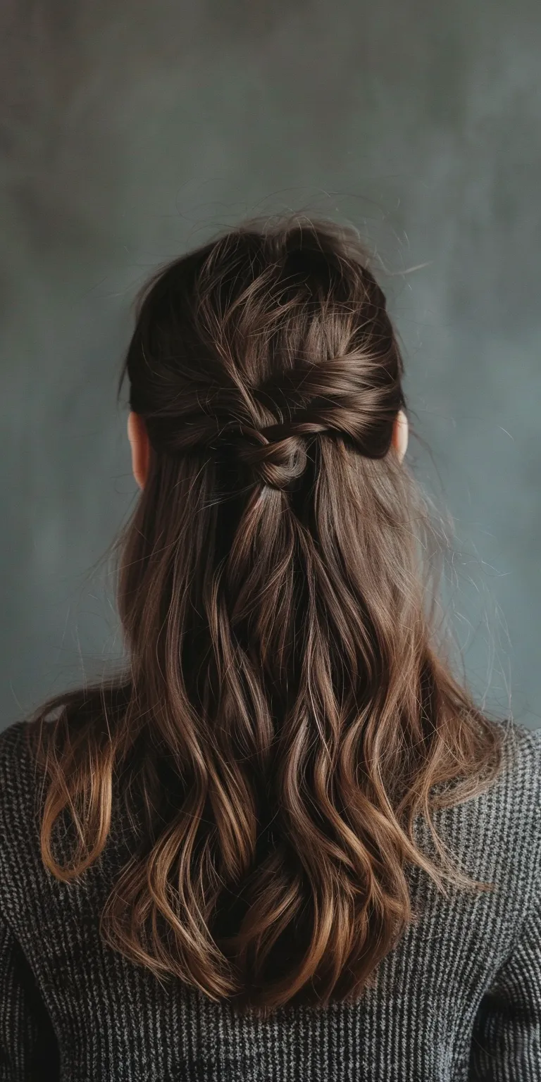 cute hairstyles for medium hair Milkmaid braid, French Chignon, Updo, Waterfall braids