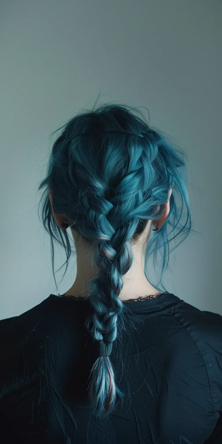 wig hairstyles Waterfall braids, French braid, Mermaid hair, Braid, twist