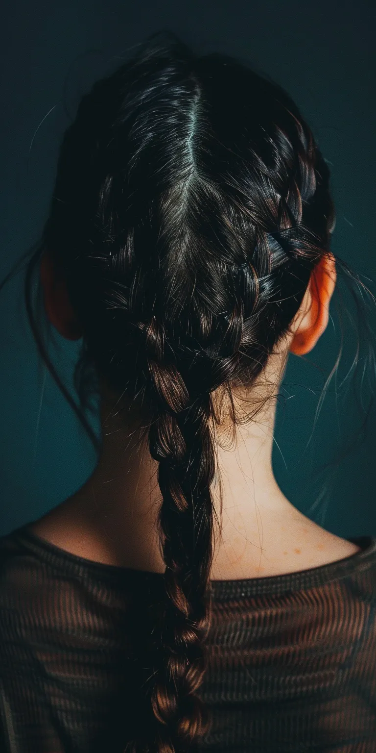 invisible braids French braid, Milkmaid Braid, Waterfall braids, Updo