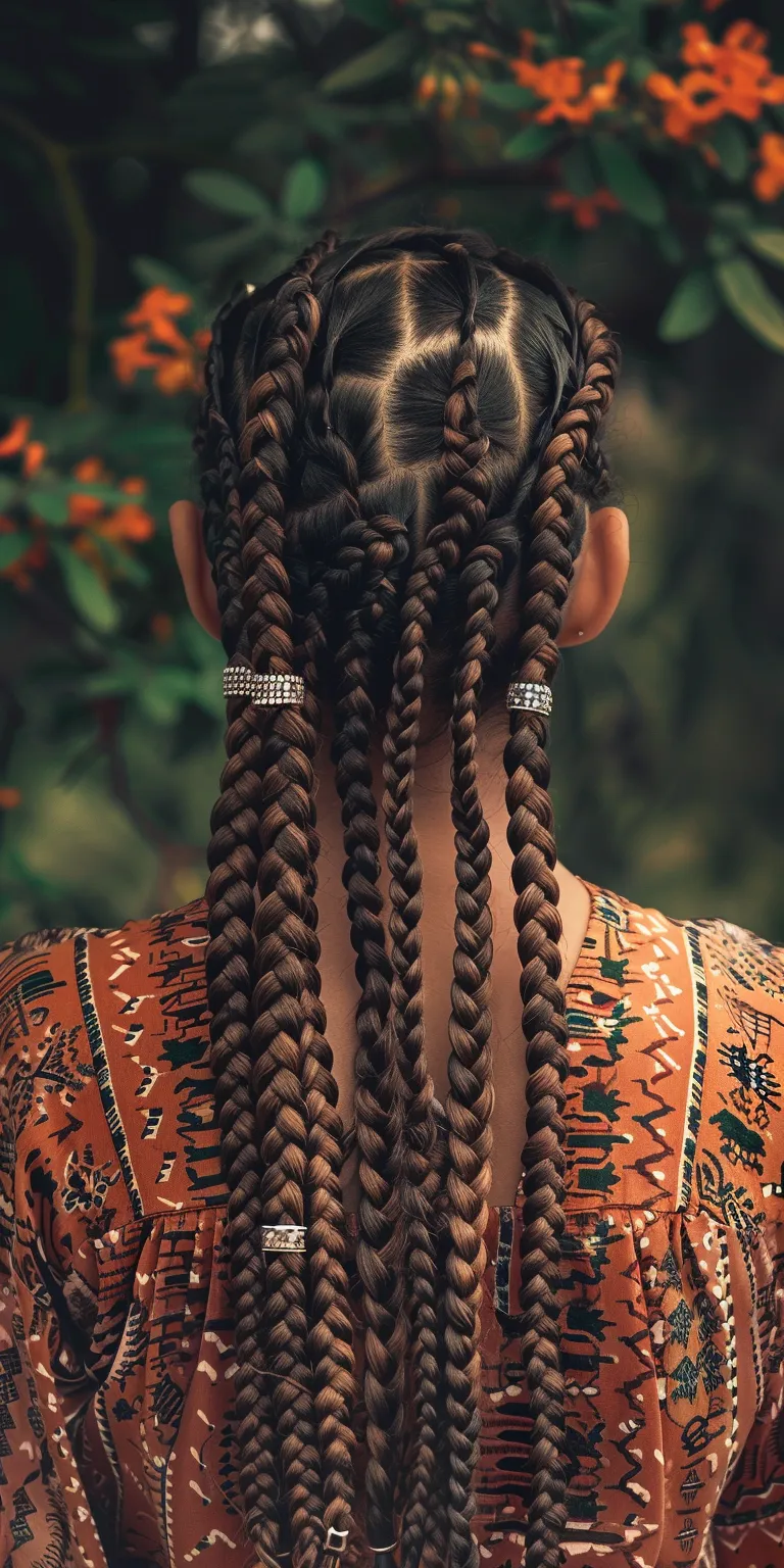 box braids women Boho braids, Hair twists, Waterfall Braid, Cornrows