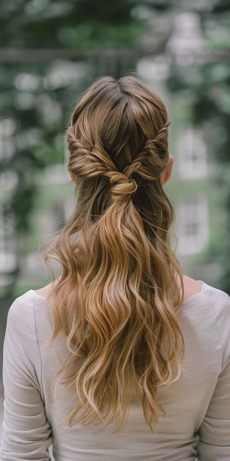 cute and easy hairstyles Updo, Waterfall braids, Milkmaid braid, French twist, braid