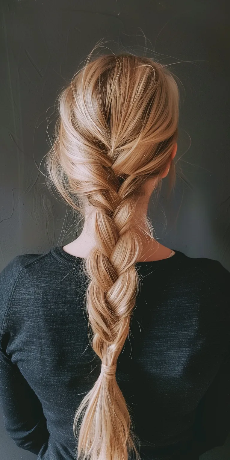 blonde hair styles Waterfall braids, Braid, French braid, Boho twist