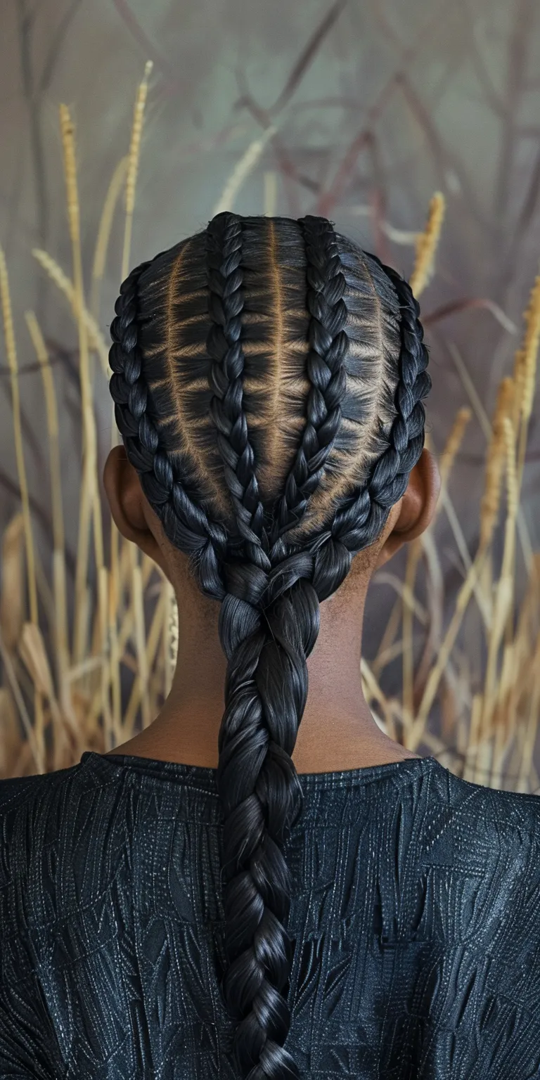 corn row styles Cornrows, Waterfall braids, Hair twists, French twist, braid