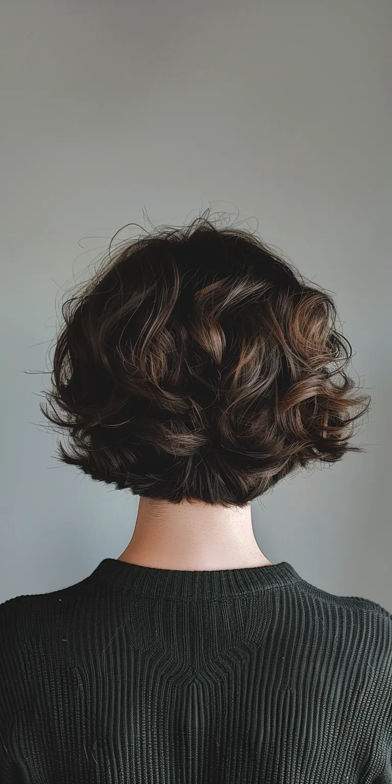 hairstyles for women over 40 Digital perm, Asymmetric cut, Updo, Finger wave, Milkmaid braid