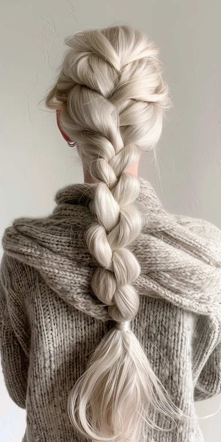 thread hairstyles Waterfall braids, Braid, French braid, Boho Milkmaid braid