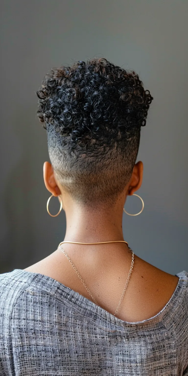 cute short hairstyles Asymmetric cut, Short brush Pompadour, Afro puffs, French twist