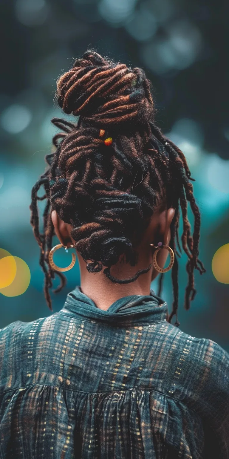 locs styles Dreadlocks, Hair twists, Crochet braids, Cornrows, Boho braids