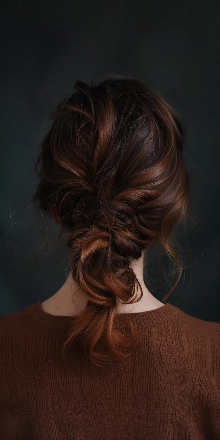 modern hairstyles for women Updo, Chignon, French twist, Milkmaid braid, Ballerina bun