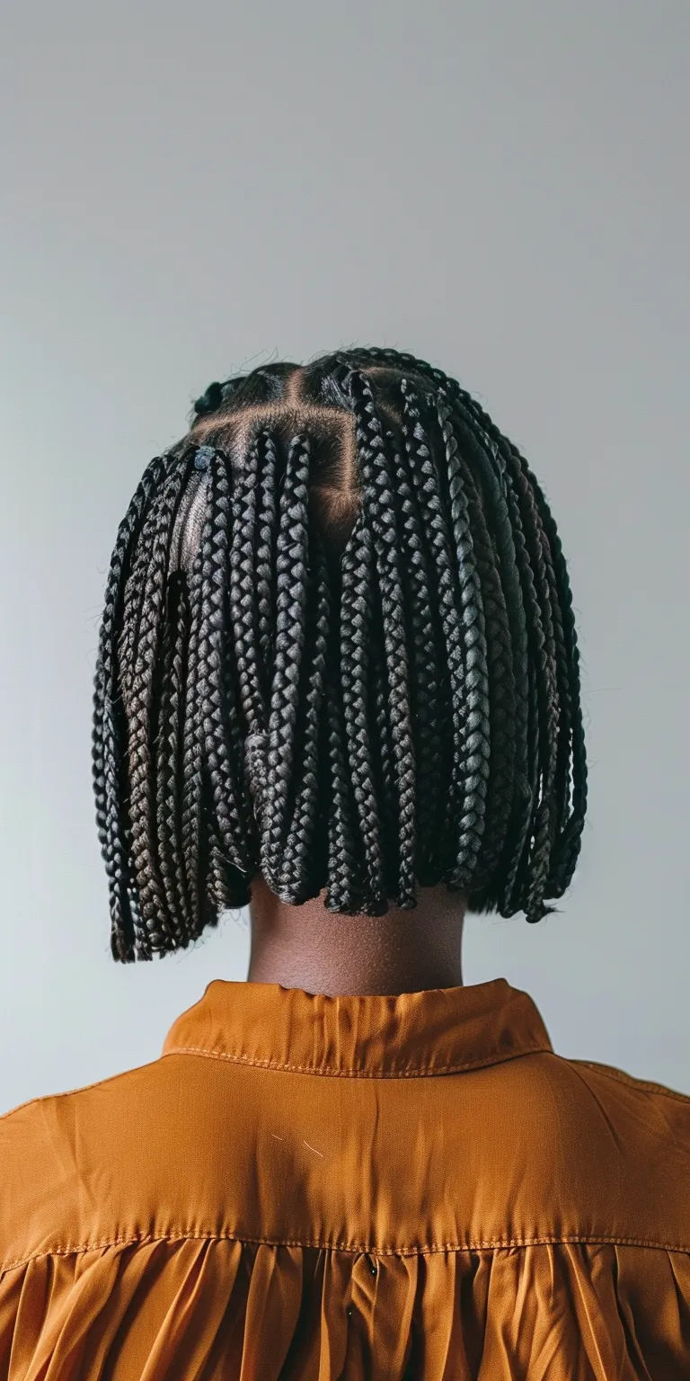 short box braids Hair twists, Crochet braids, Stacked bob, Digital perm, Dreadlocks