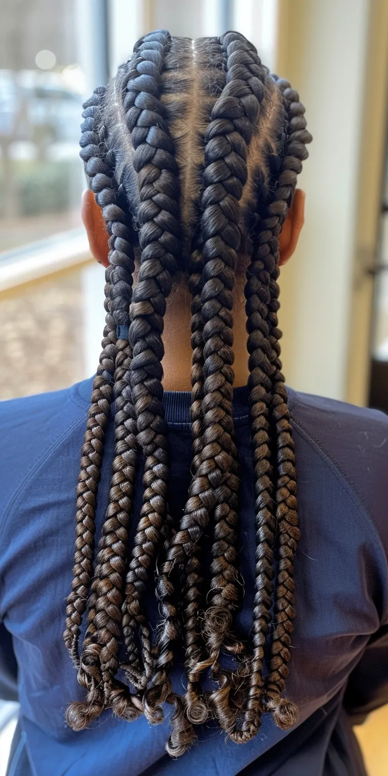 micro box braids Hair twists, Waterfall braids, Cornrows, Crochet Boho