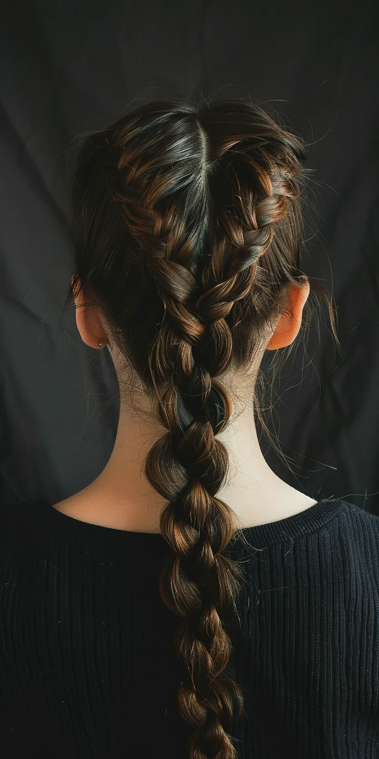 french braid hairstyles French braid, Waterfall braids, Braid, Milkmaid Boho braids