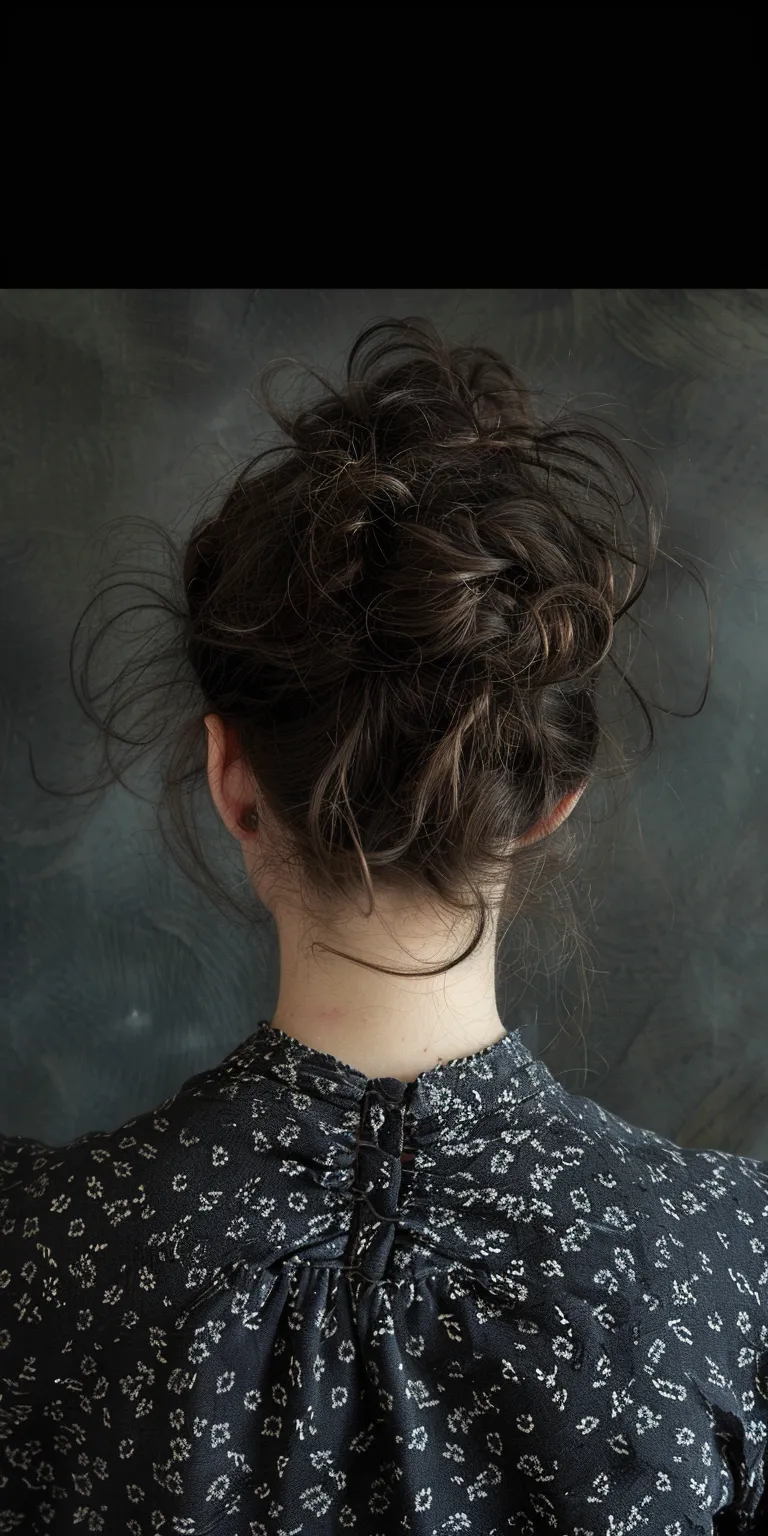 greasy hairstyles Chignon, Updo, Milkmaid braid, Layered hair, Japanese women's