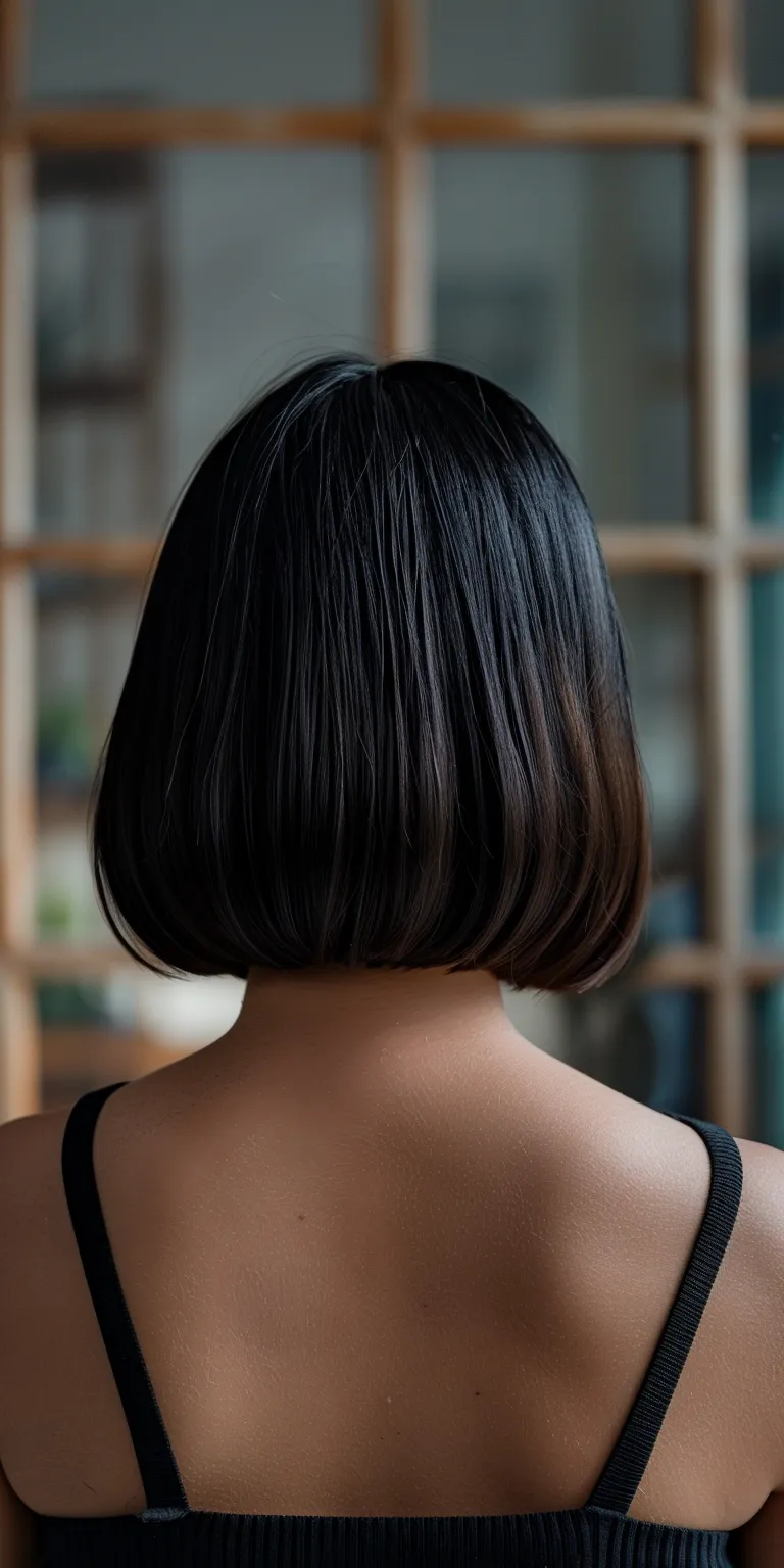 bob style haircuts Bob cut, Asymmetric Japanese women's hairstyles, Stacked bob, Short brush cut