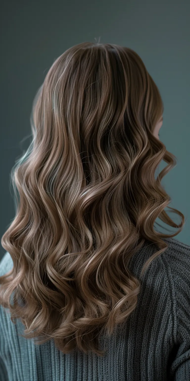 haircuts for wavy hair women Layered hair, Ringlets, Digital perm, Mermaid Long