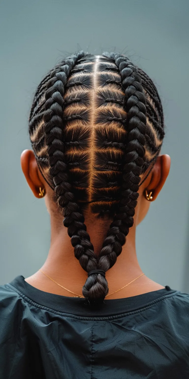 cornrow hairstyles French twist, Hair twists, Waterfall braids, Cornrows, Braid