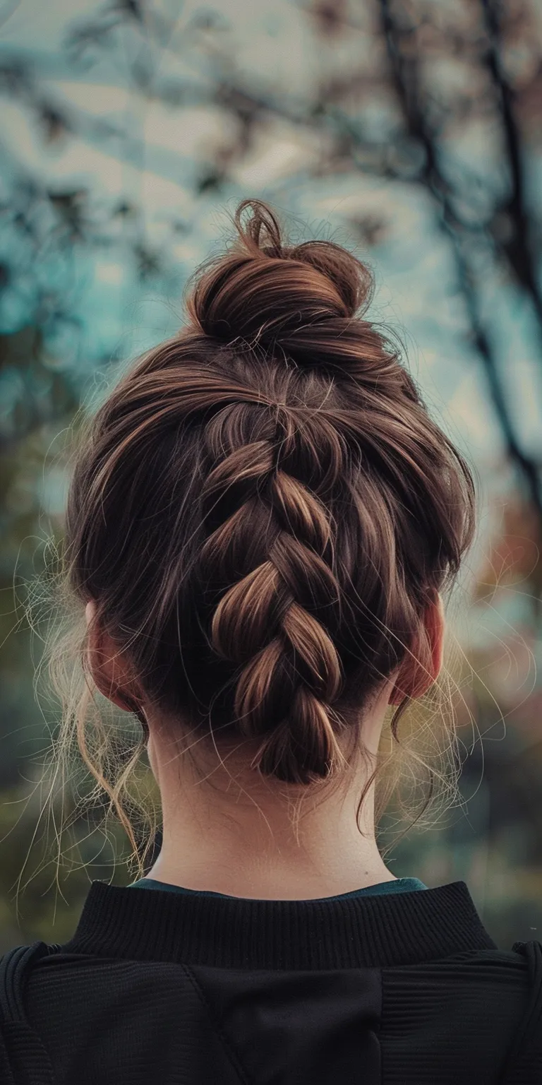 hairstyles for teens Updo, French braid, Chignon, twist, Braid