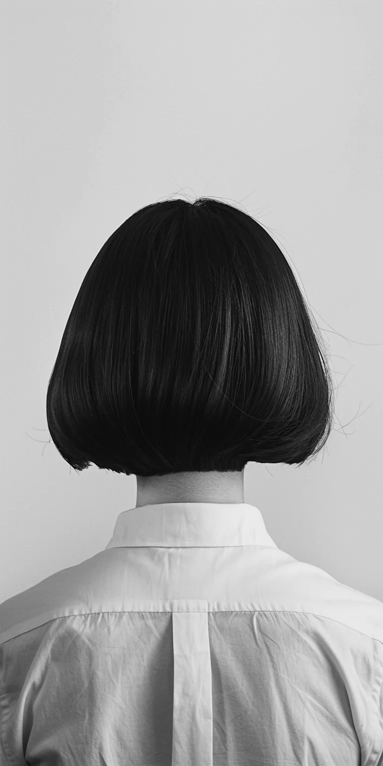 short bob haircuts Asymmetric cut, Bob Japanese women's hairstyles, Chignon, Tonsure