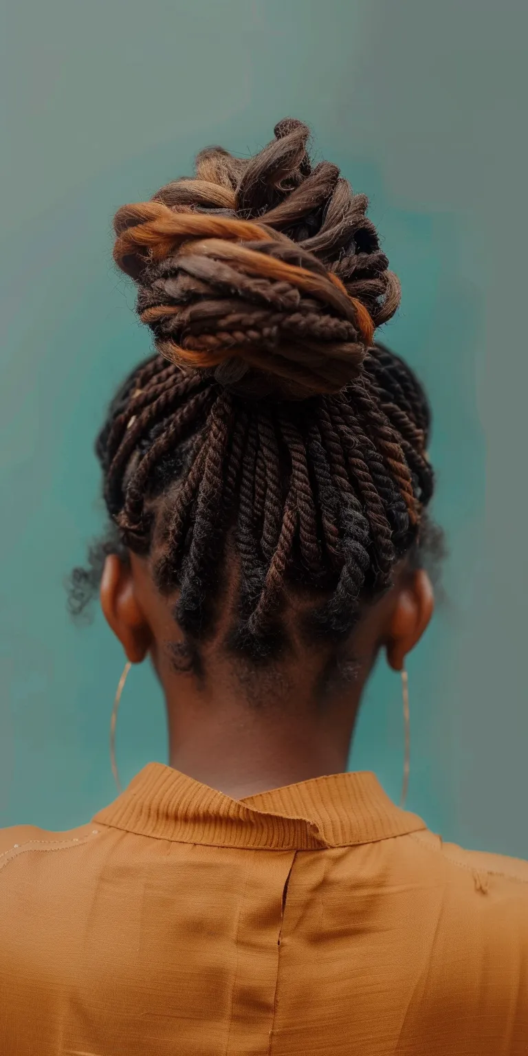 locs hairstyle Hair twists, Crochet braids, French twist, Boho Updo