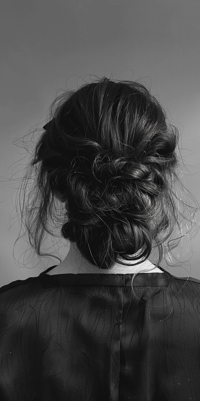 professional hairstyle Chignon, Updo, Milkmaid braid, French twist, Japanese women's hairstyles