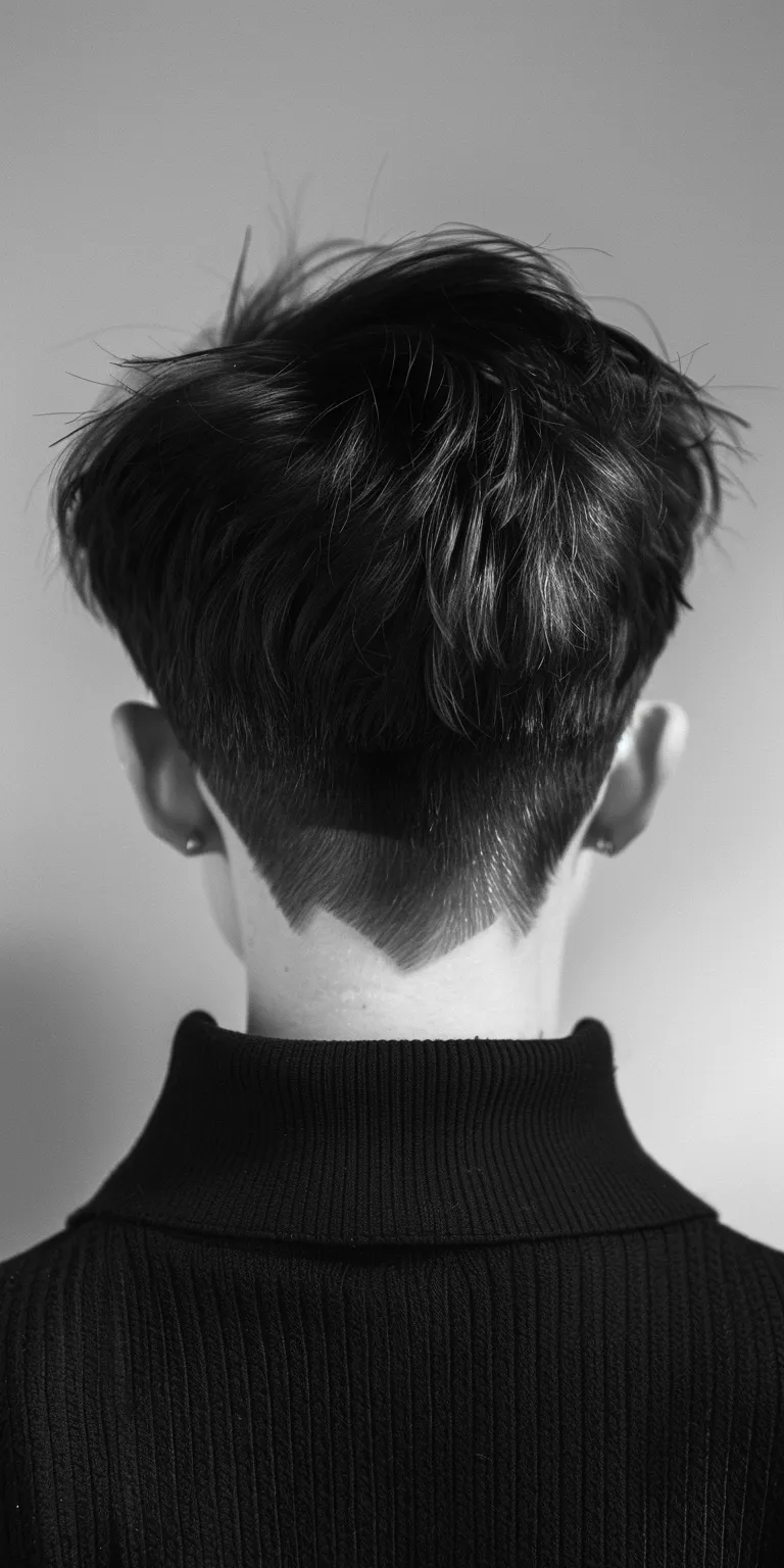 new hairstyle Asymmetric cut, Short brush Tonsure, Pompadour, Pixie cut