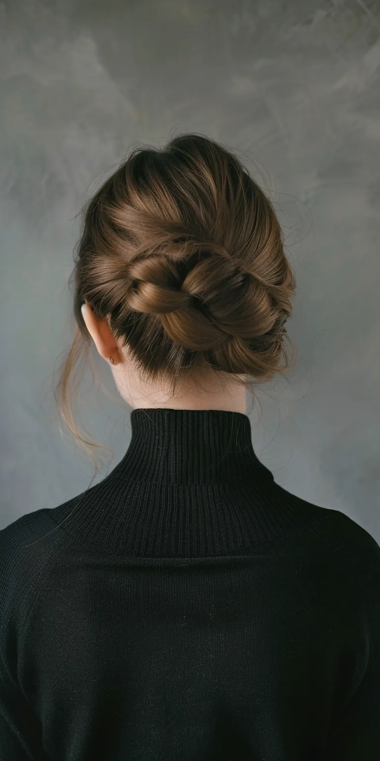 2000 hairstyles Updo, Chignon, French twist, Ballerina bun, Milkmaid braid