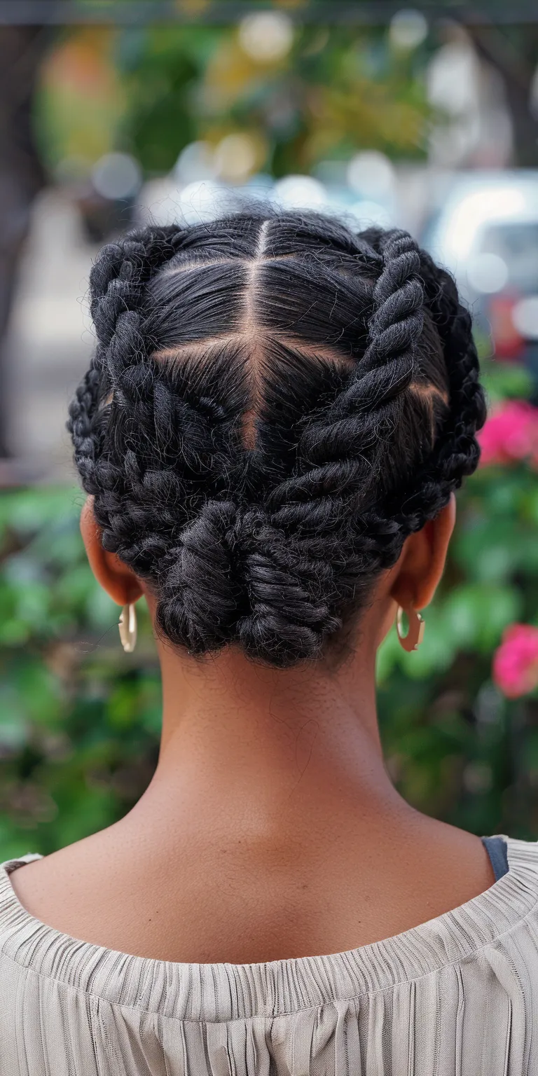 two strand twist hairstyles French twist, Hair twists, Waterfall braids, braid, Crochet braids