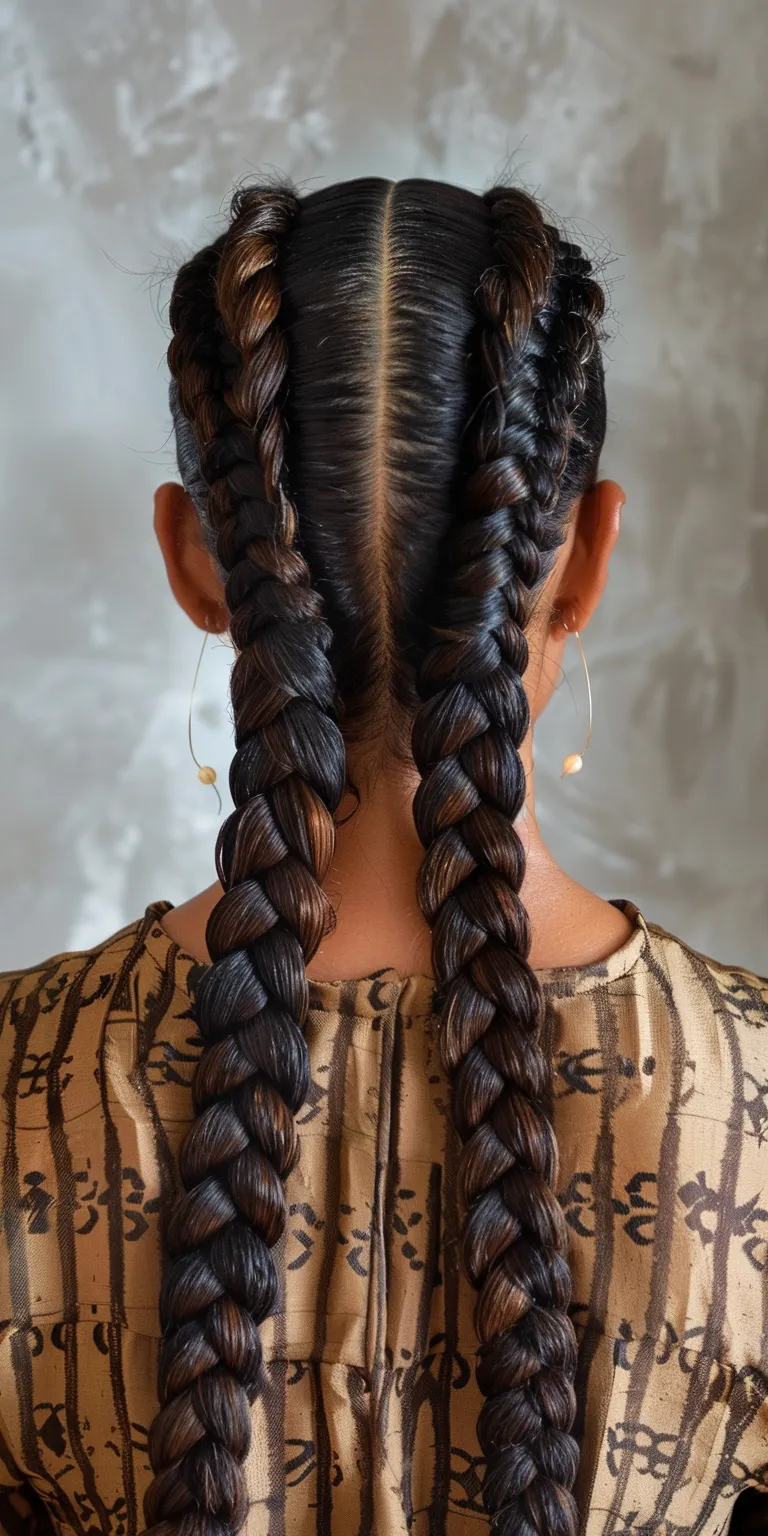 jumbo braids hairstyles Waterfall braids, Boho French twist, braid, Braid