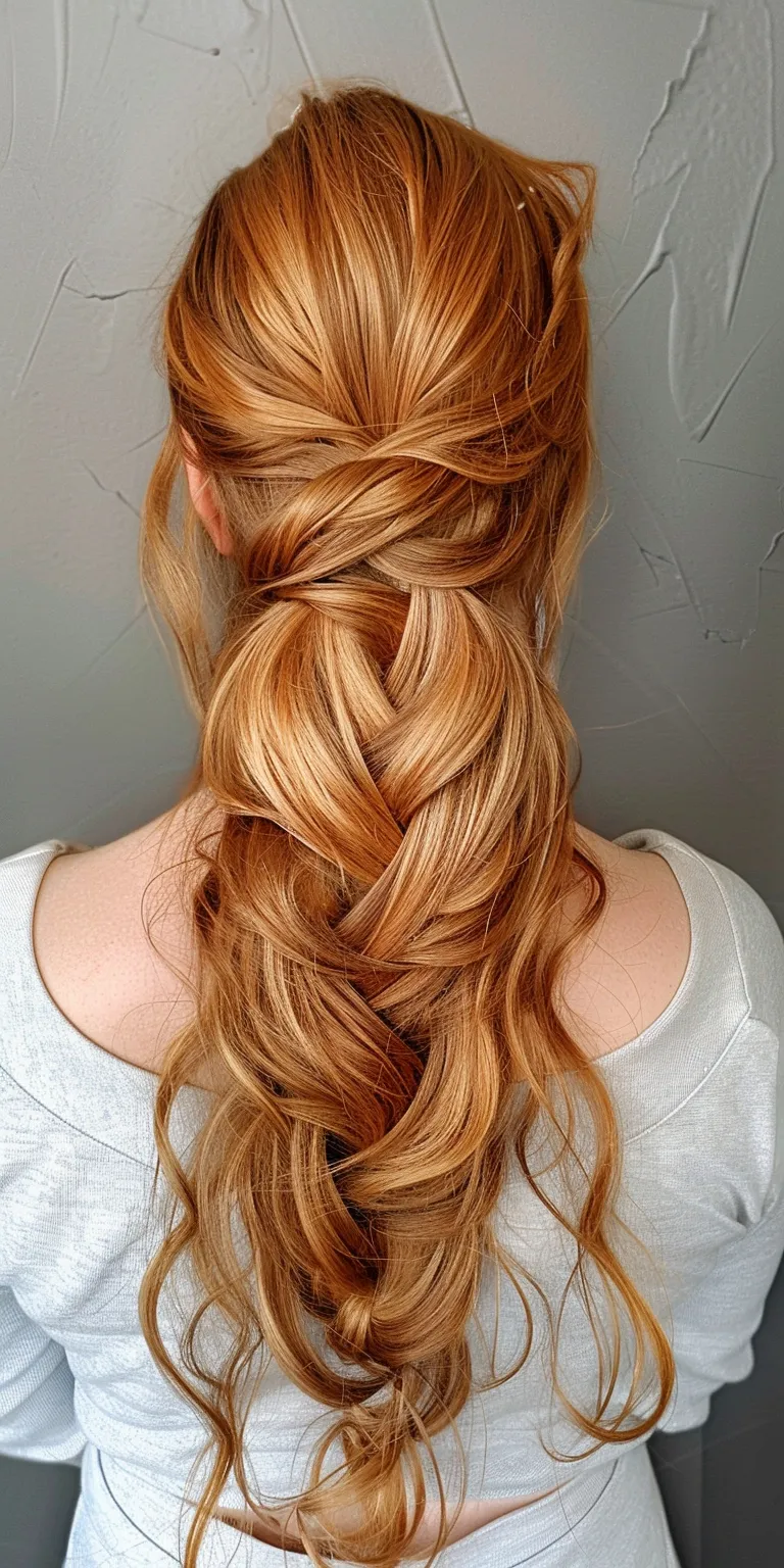 hairstyles for long hair women French braid, Waterfall braids, Braid, twist, Updo