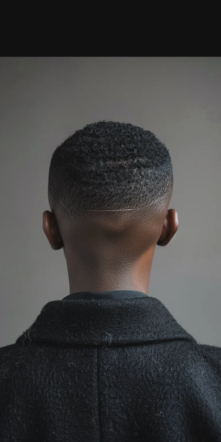 black people haircuts Short brush cut, Asymmetric Hi-top fade, Waves, Pompadour