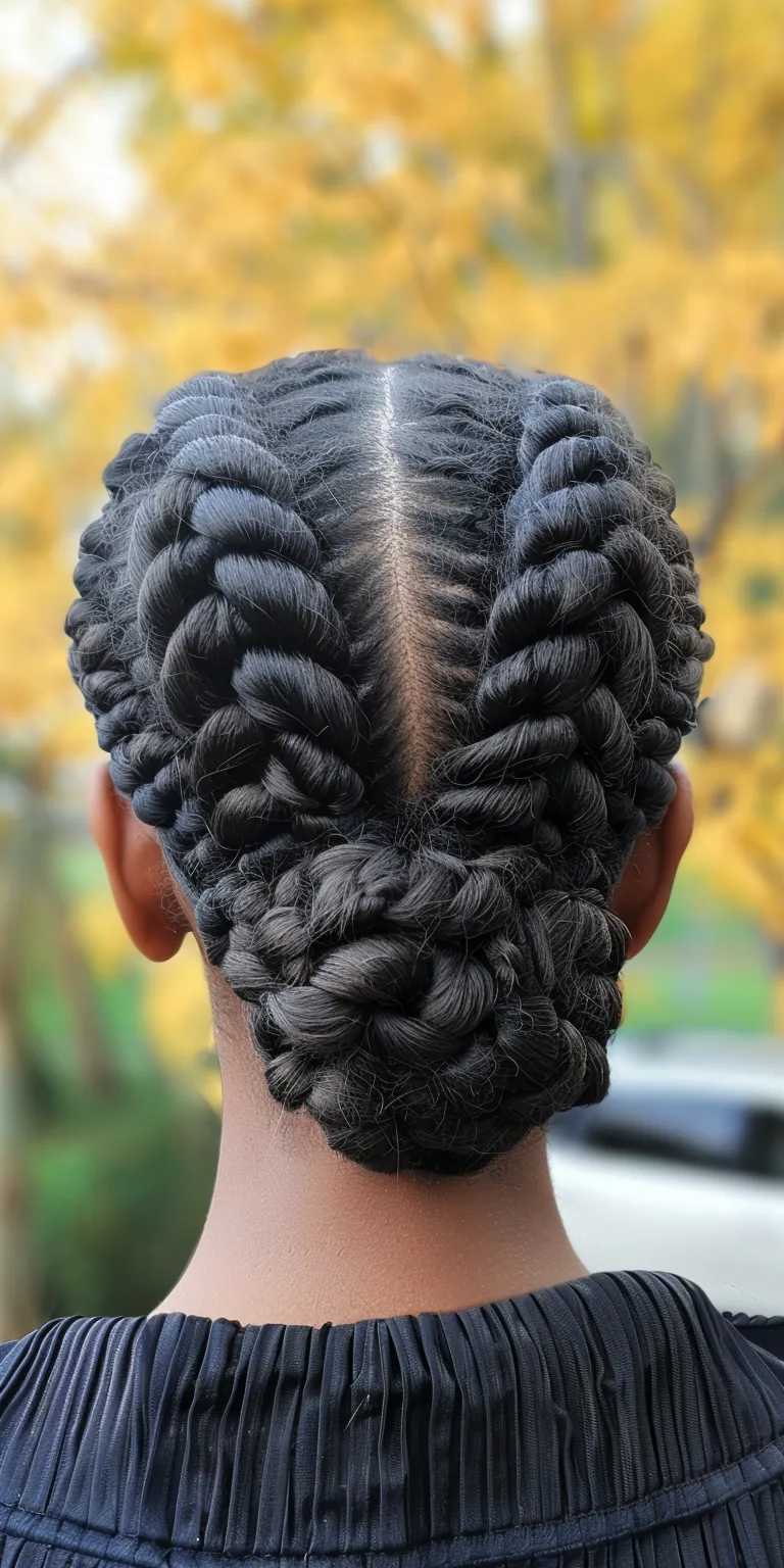 crochet braid Waterfall braids, Hair twists, French twist, Cornrows, Braid