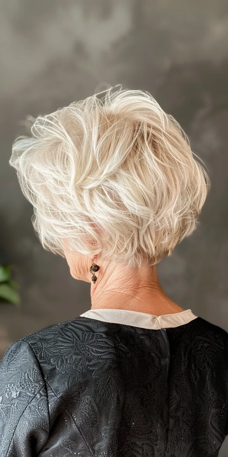 medium short haircuts Asymmetric cut, Digital perm, Pompadour, Short brush Historical Christian hairstyles