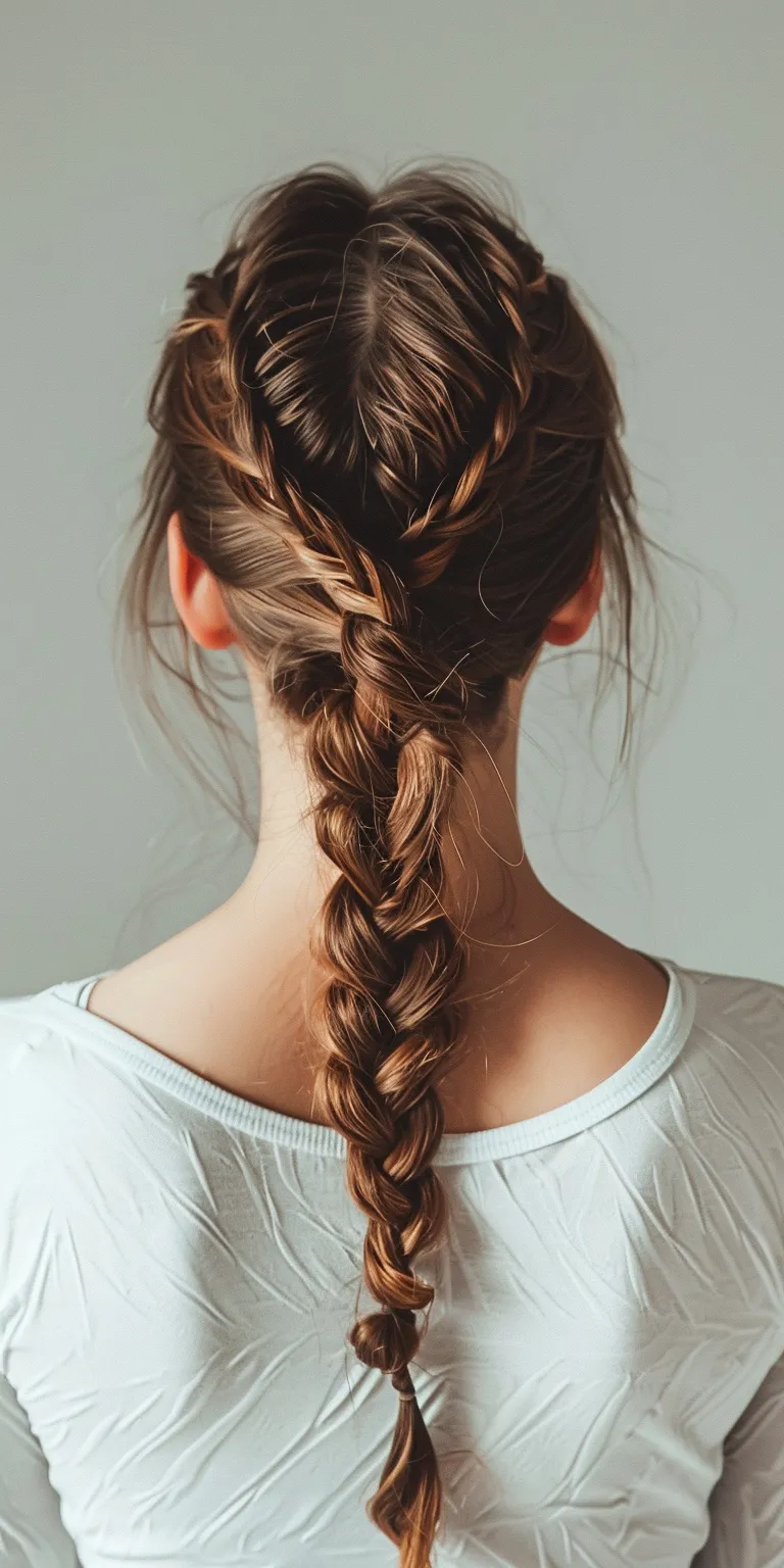 simple braid hairstyles French braid, Braid, Waterfall braids, Boho Milkmaid