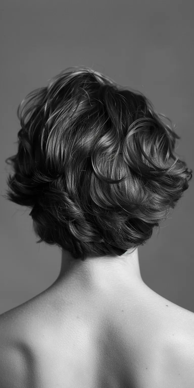 hairstyles for medium length hair Finger wave, Chignon, Asymmetric cut, Updo, French twist