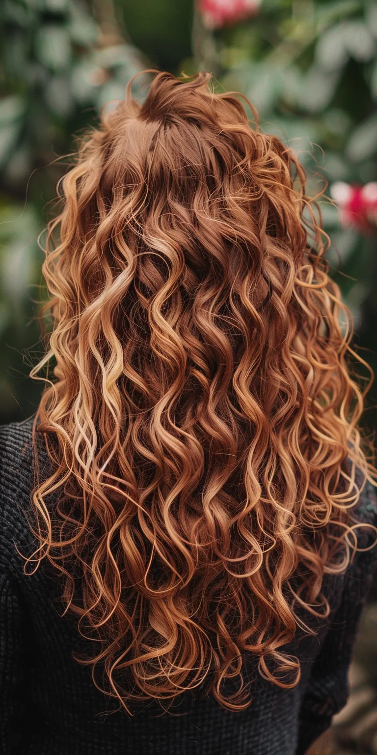 hairstyles for curly hair Digital perm, Ringlets, Layered hair, Curly Mermaid