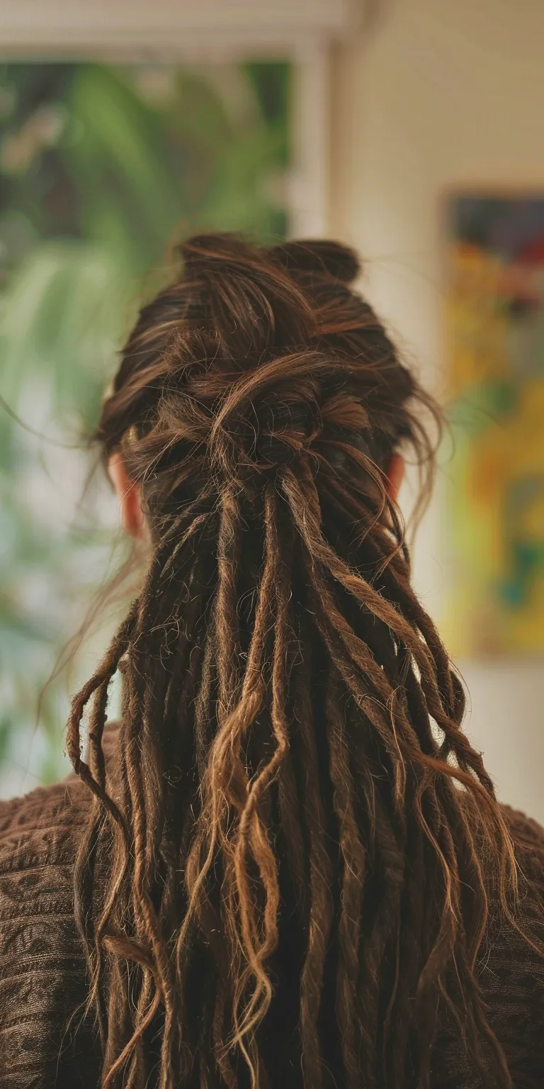 dreadlocks styles Dreadlocks, Hair twists, Boho braids, Layered hair, Ringlets