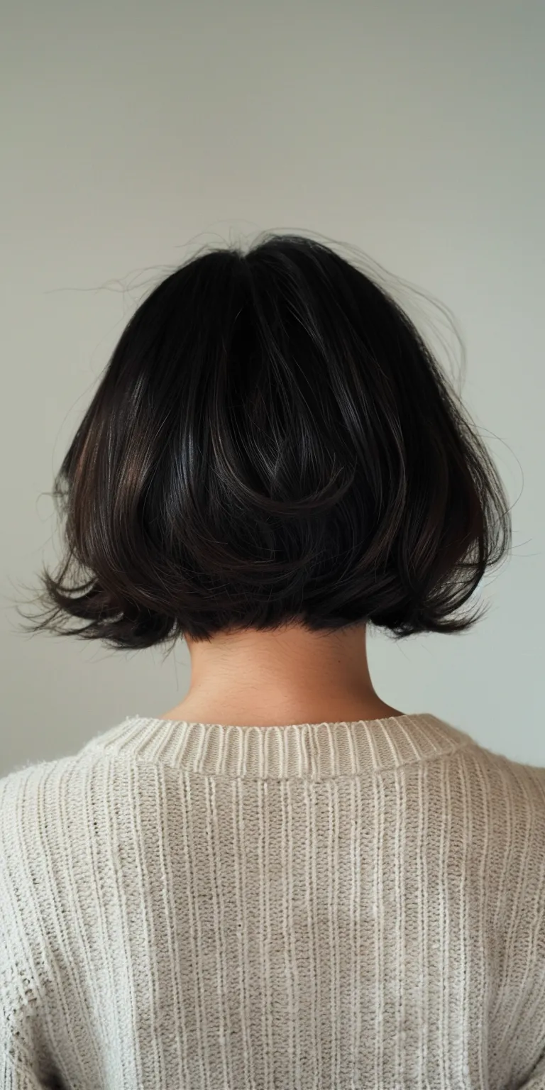 alt hairstyles Asymmetric cut, Bob Japanese women's hairstyles, Layered hair, Short brush cut