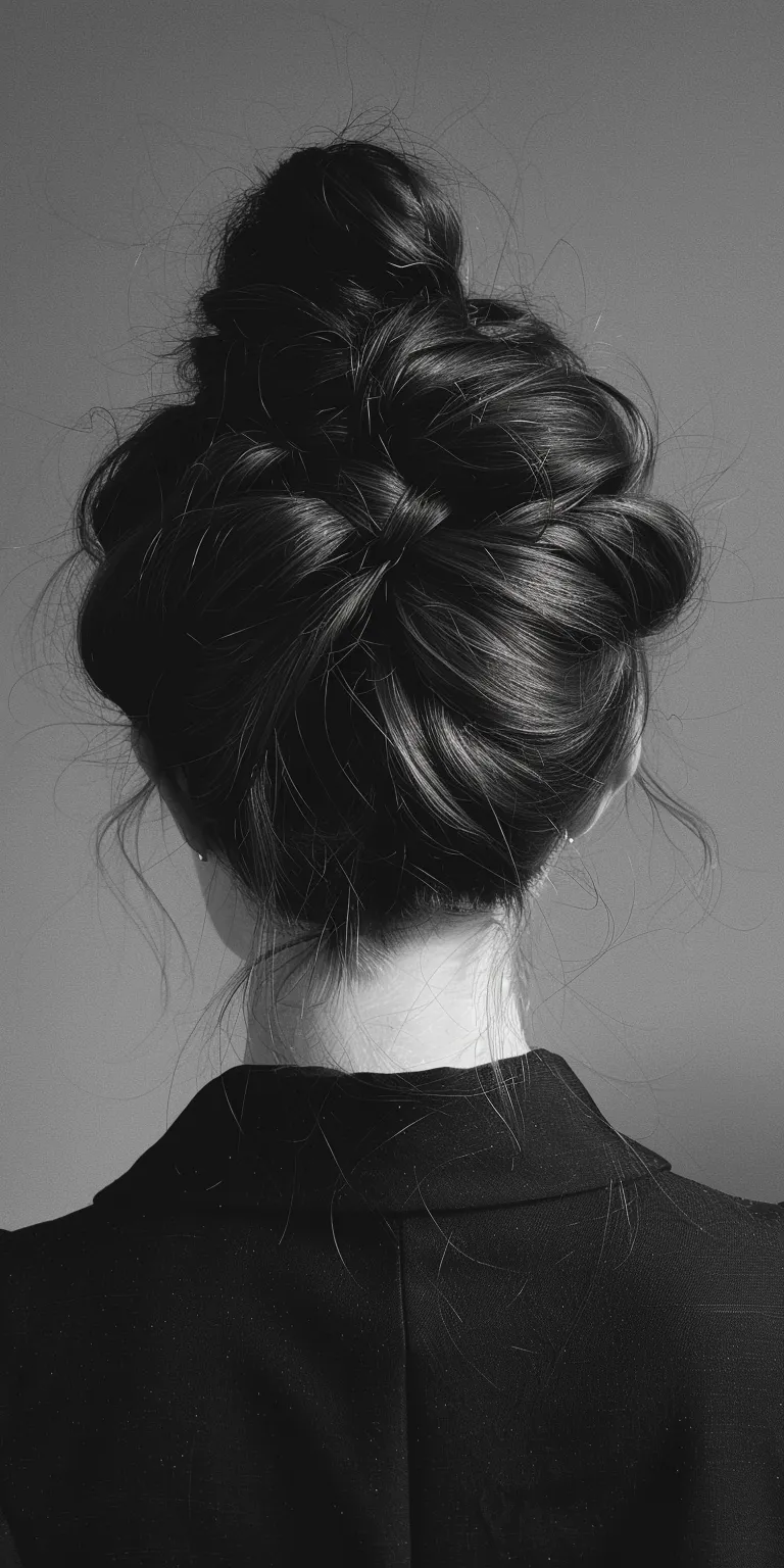 women hair styles Chignon, Updo, Ballerina bun, French twist, Milkmaid braid