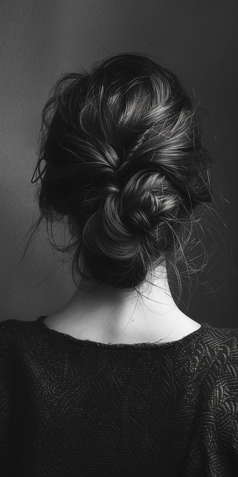 list of hair styles Chignon, Updo, Milkmaid braid, French twist