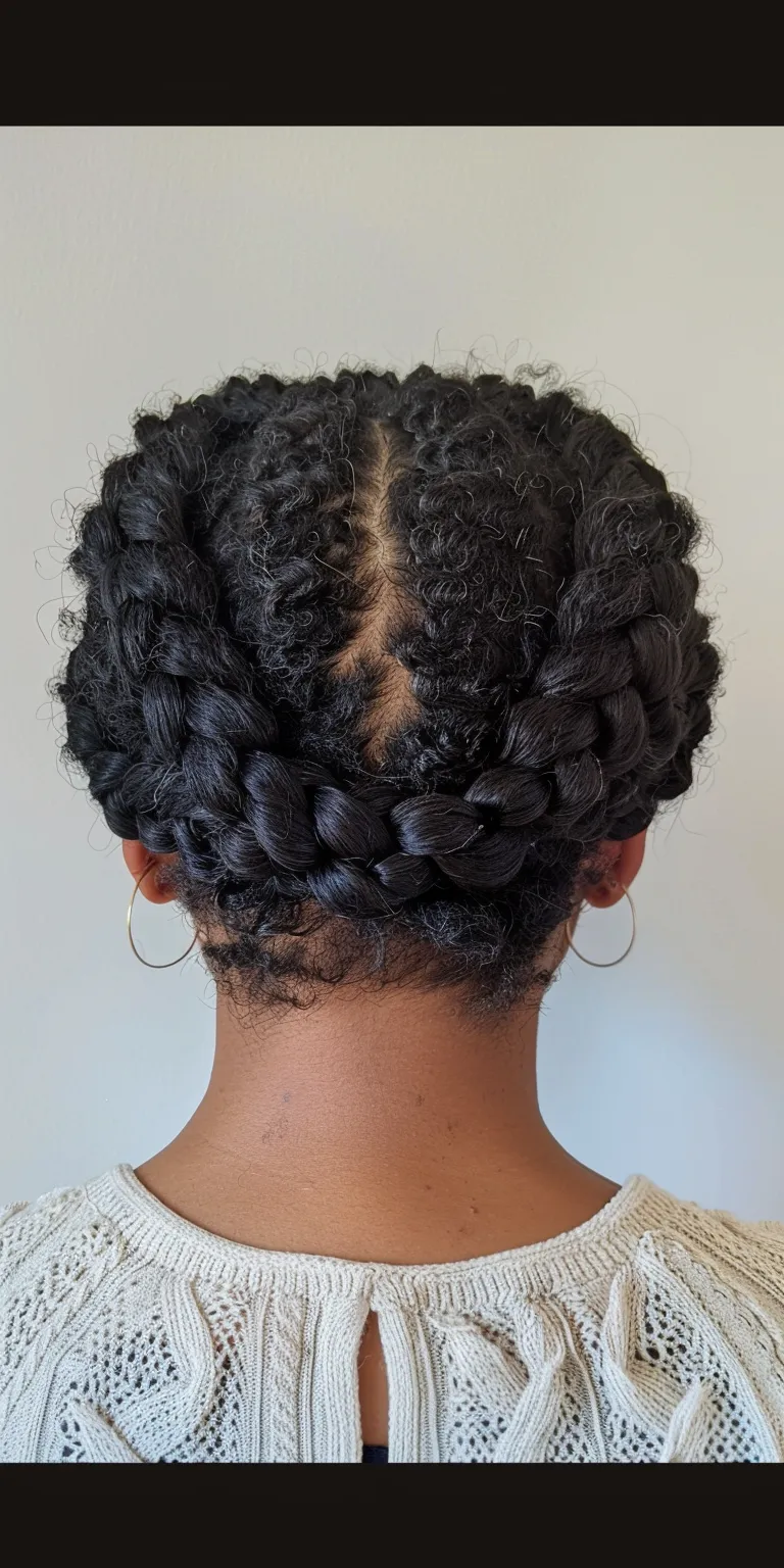 braid out Waterfall braids, French twist, Hair twists, Digital perm, Crochet braids