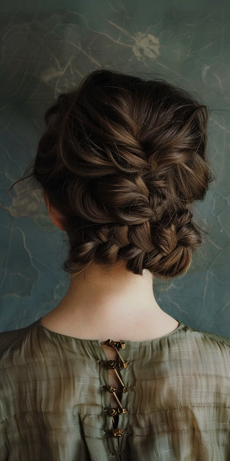 hair up hairstyles Milkmaid braid, French Updo, Waterfall braids, Braid