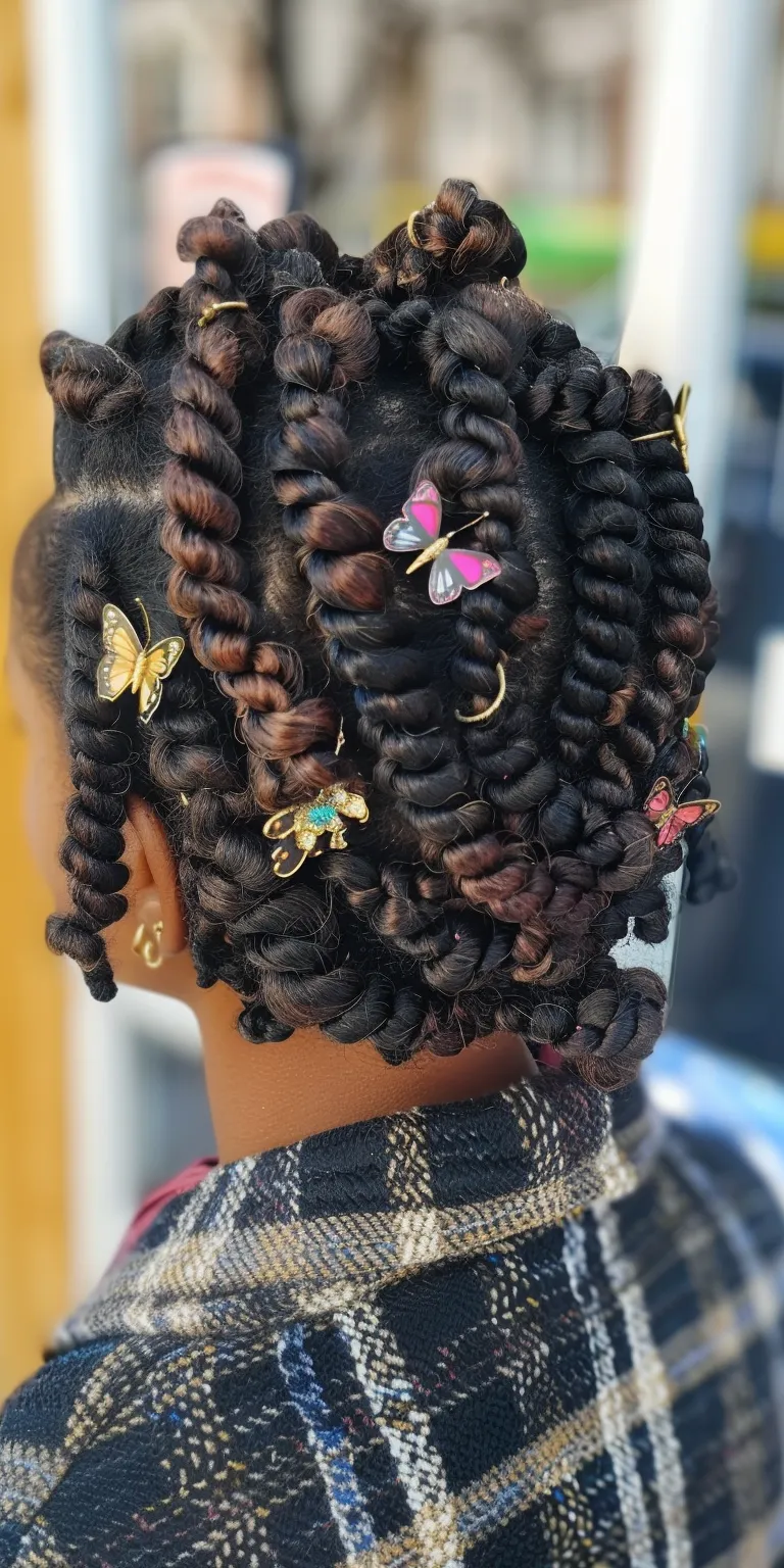 butterfly locs hairstyles Crochet braids, Hair twists, Boho Waterfall Ringlets