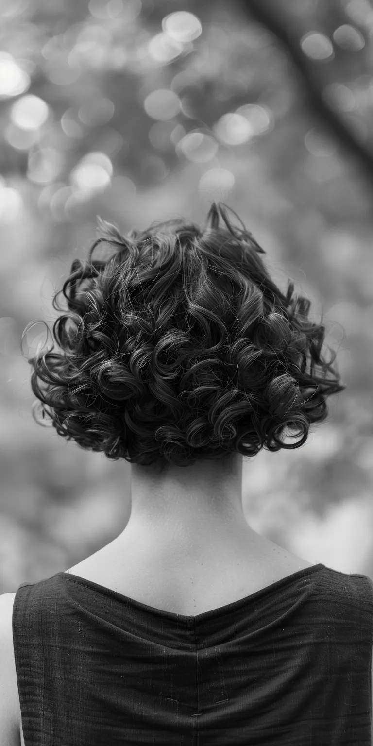 short curls Ringlets, Digital perm, Bouffant, Curly hair, Updo