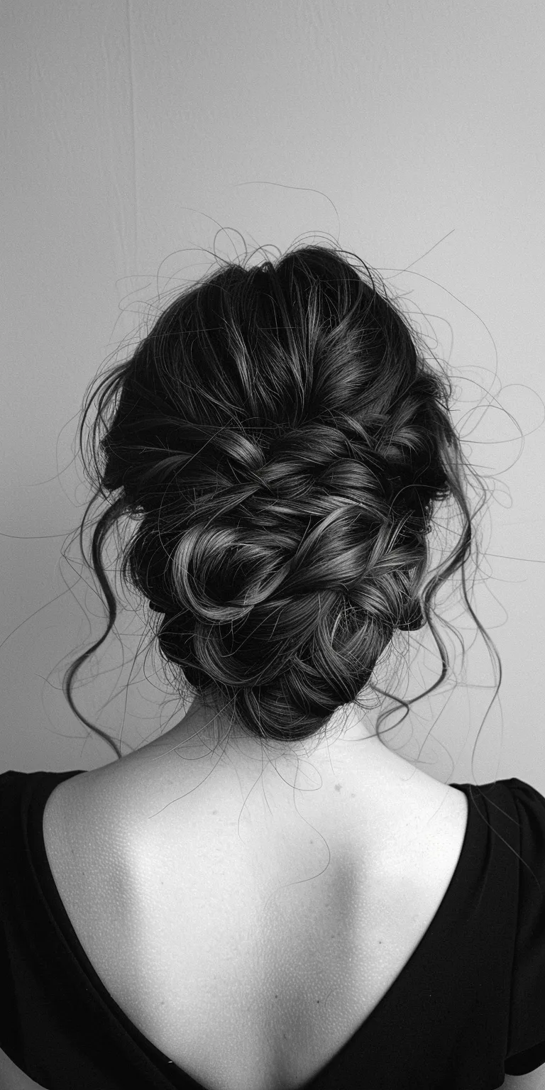 jlo hairstyles Chignon, French braid, Updo, Milkmaid Waterfall braids