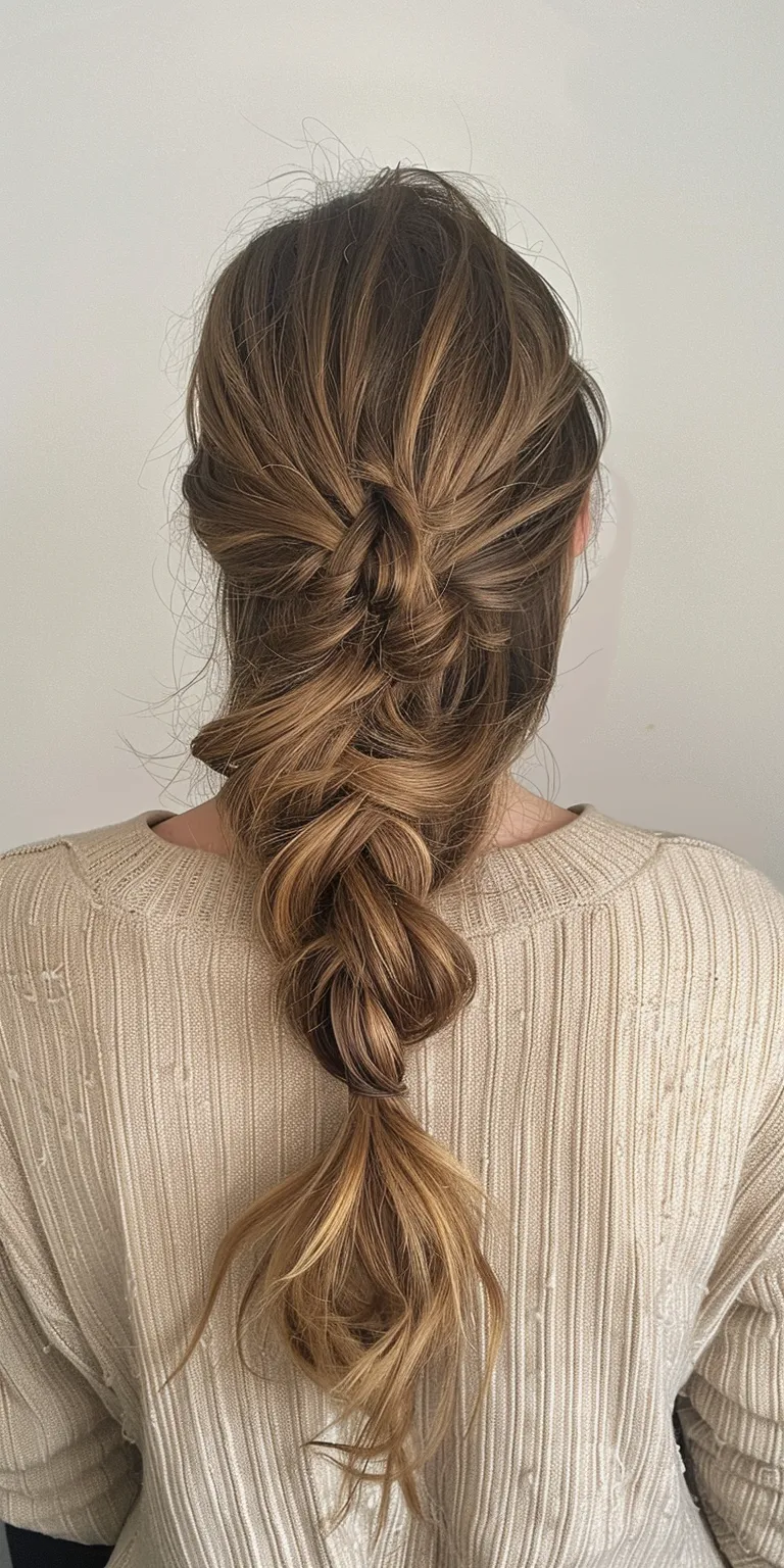 hair styles for thick Waterfall braids, French braid, Updo, twist, Braid