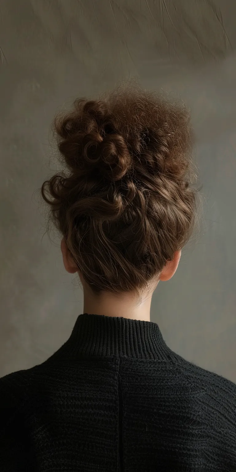 puff hairstyle Chignon, Updo, Ballerina bun, French twist, Milkmaid braid