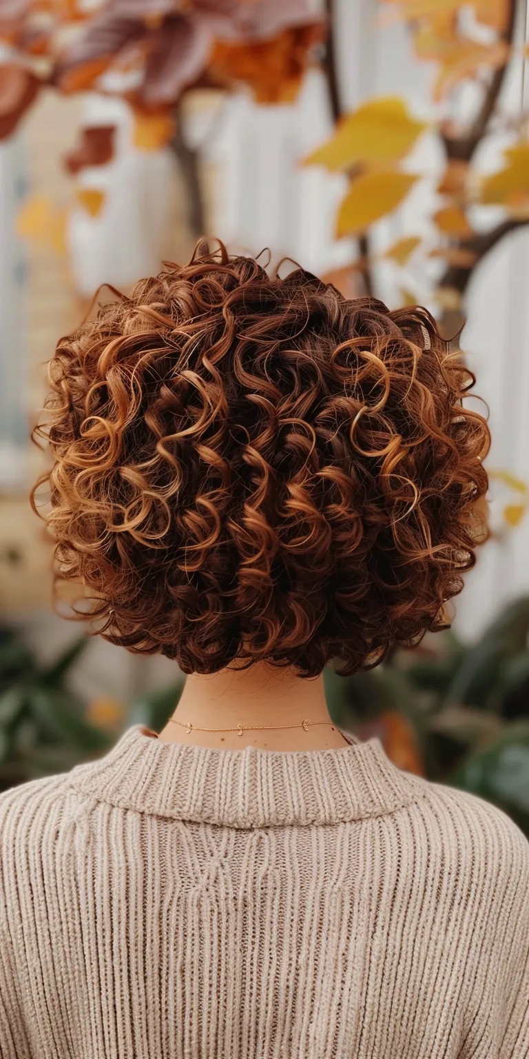 short curly hairstyles Digital perm, Ringlets, Asymmetric cut, Layered hair, Curly hair